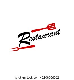 Restaurant Logo Template. Fork and Spoon Logo