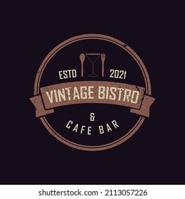 Restaurant Logo Template. Vector Design Element Vintage Style for Logotype, Label, Badge Menu Design. Restaurant, Knifes Logo, Crown Logo, Cafe, Restaurant Sign, Food, Vintage Logo.