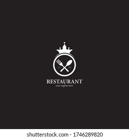 Restaurant logo template vector icon design