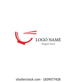 Diseño de icono vectorial de la plantilla del logotipo del restaurante