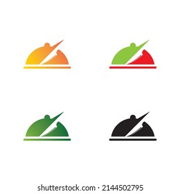 Restaurant logo template vector icon design