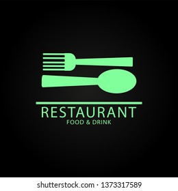 Restaurant logo template VECTOR ILLUSTRATION - Vector 