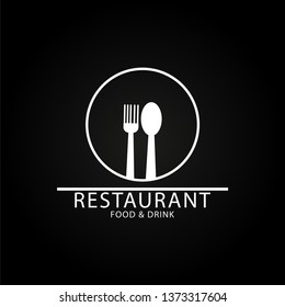 Restaurant logo template VECTOR ILLUSTRATION - Vector 