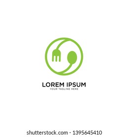 Restaurant logo template, vector illustration - Vector