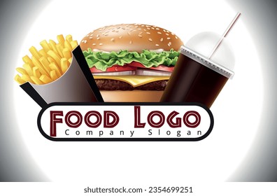 Restaurant Logo Vector Design of Food Logo