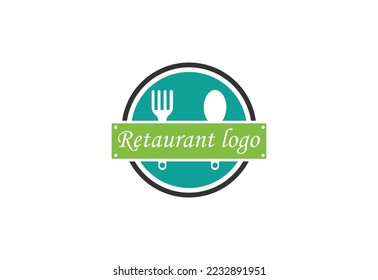 Logo del restaurante Plantilla de diseño de vectores.