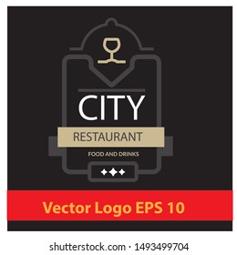 restaurant logo Vector EPS 10 design template
