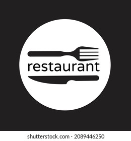 Restaurant logo vector illustration conceptual design, great for icons, illustrations, for industry and product logos
