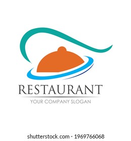 restaurant logo vector illustration design template
