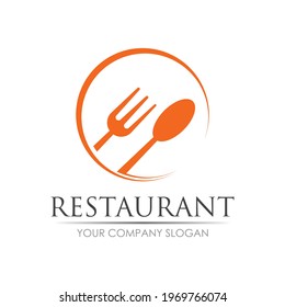 restaurant logo vector illustration design template