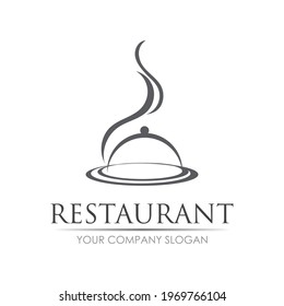 restaurant logo vector illustration design template
