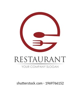 restaurant logo vector illustration design template