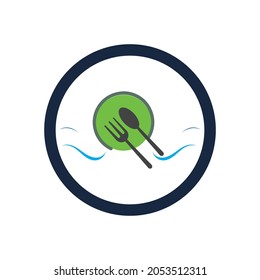 restaurant logo vector illustration design template