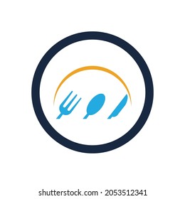 restaurant logo vector illustration design template
