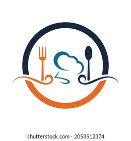 restaurant logo vector illustration design template