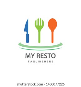 Restaurant logo vector ilustration design