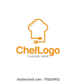 Restaurant Logo Vector Template Illustration.