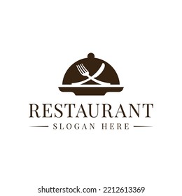 restaurant logo vector template, suitable for your business modern concept