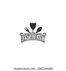 restaurant logo in white background