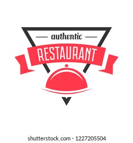 Restaurant Logos, Badges and Labels Design Elements in vintage style