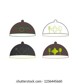 Restaurant Logos, useful ,editable. Perfect for use in a wide range of new media templates: Web Marketing Agency, Social Media Services Showcase, Online Marketing Apps, and Web.