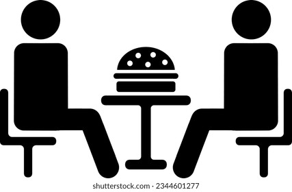 restaurant lunch chair table burger 1912