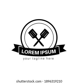 Restaurant meal food hotel vector logo design.