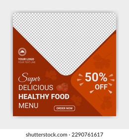 Restaurant Mega offer, Summer sale Special Discount offer post template ideas