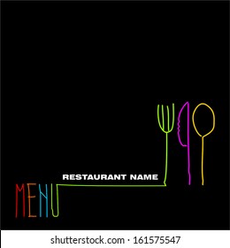 Restaurant menu