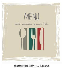 Restaurant menu