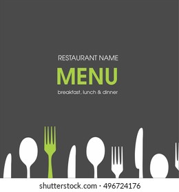 Restaurant menu