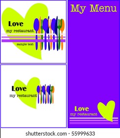 Restaurant menu