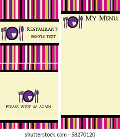  Restaurant menu