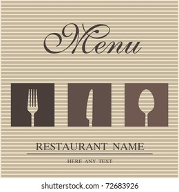 Restaurant menu