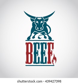 menú restaurante carne de ternera icono