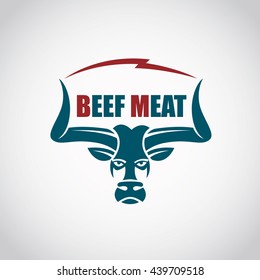 menú restaurante carne de ternera icono