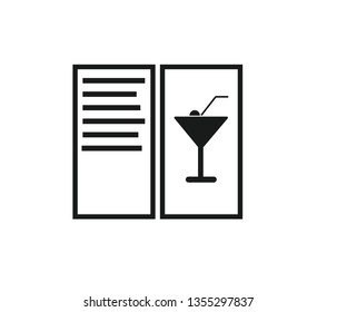 restaurant menu book icon