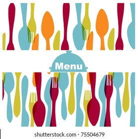 Restaurant menu card