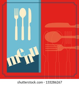 Restaurant menu card design