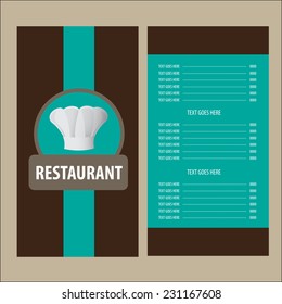 restaurant menu card design