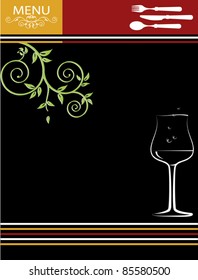 Restaurantkartendesign