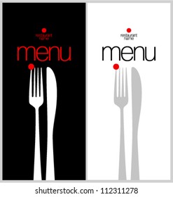 Restaurant Menu Card Design template.