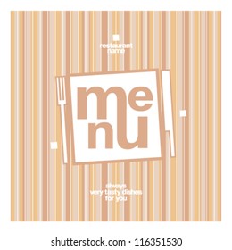 Restaurant Menu Card Design template.