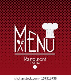 Restaurant Menu Card Design template.