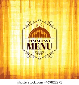 Restaurant menu card design template, Creative vector.