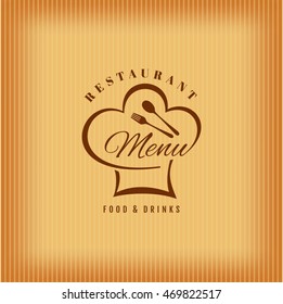 Restaurant menu card design template, Creative vector.