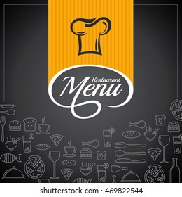 Restaurant menu card design template, Creative vector.