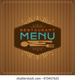 Restaurant menu card design template, Creative vector.