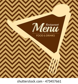 Restaurant menu card design template, Creative vector.