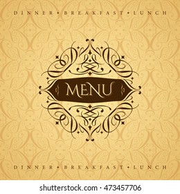 Restaurant menu card design template, Creative vector.